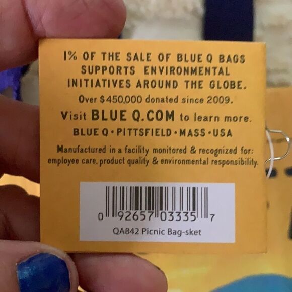 Blue Q Shopper Plastic Tote  Bag - I Love This Town Home Pride Recycled - Picture 14 of 16